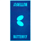 Butterfly Taoru Big Towel Blue: Front of the Towel